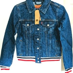 🎅🎁Unique Cute Levi's Rib Trimmed Jacket